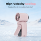 Ventilatore portatile a clip con display LED