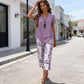 👚 60% DI SCONTO ORA! 🔥 Completo casual composto da tunica a girocollo e pantaloni a gamba larga – Design fluido, tessuto morbido e perfetto per tutti i giorni 🌸
