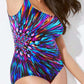Costume da bagno intero stampato da donna