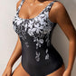 Costume da bagno intero stampato da donna