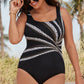Costume da bagno intero stampato da donna