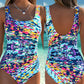 Costume da bagno intero stampato da donna