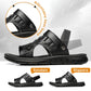 👞 SCONTO DEL 50% ORA! 🌿 Sandali da uomo in pelle bovina, traspiranti e traforati – Doppio uso (interno/esterno), suola ammortizzata: perfetti per il comfort estivo ☀️