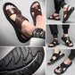 👞 SCONTO DEL 50% ORA! 🌿 Sandali da uomo in pelle bovina, traspiranti e traforati – Doppio uso (interno/esterno), suola ammortizzata: perfetti per il comfort estivo ☀️