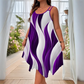 Abito midi da donna senza maniche con doppie spalline