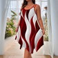 Abito midi da donna senza maniche con doppie spalline
