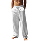 Pantaloni casual da uomo con coulisse e tasche