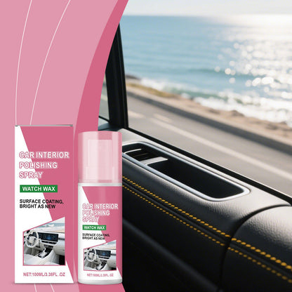 Spray lucidante e detergente multi-superficie per interni auto