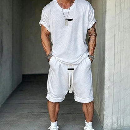 🎁 Nuovo Arrivo -50% 💥 Set Casual da Uomo: T-shirt e Pantaloncini