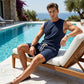 🔥 Offerta a tempo limitato - Completo uomo casual sportivo (canotta e pantaloncini)