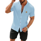 Camicia estiva casual da uomo