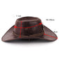 📢📢 Sconto del 50%!! ⏰ ✨ Cappello da cowboy vintage a tesa larga con cinturino – Ecopelle (PU), taglia unica, regolabile ☀️
