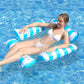 Sedia gonfiabile da piscina a strisce