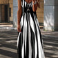 👗 -50%: Abito a righe con spalline sottili — Aderente e leggero