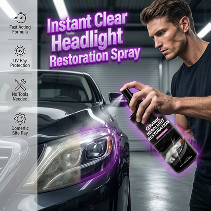 Spray per il ripristino dei fari con tecnologia ceramica