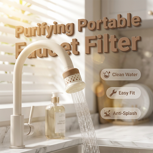🔥SUPER OFFERTA SCONTO 50%🔥 Filtro acqua portatile per rubinetto