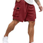 Shorts cargo estivi da uomo a vestibilità rilassata