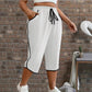 ⏰ Pantaloni Capri da donna con coulisse e tasche