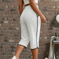 ⏰ Pantaloni Capri da donna con coulisse e tasche