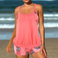 🎉 Offerta 2026 — Oltre 32.300 unità vendute 💨 Set costume da bagno con tankini e shorts (taglie comode) – Costume da spiaggia a rapida asciugatura 🏊‍♀️
