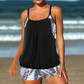 🎉 Offerta 2026 — Oltre 32.300 unità vendute 💨 Set costume da bagno con tankini e shorts (taglie comode) – Costume da spiaggia a rapida asciugatura 🏊‍♀️