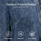 🧥 SCONTO DEL 50%!! 🌸 Giacca in denim da donna con volant e apertura frontale – Leggera e femminile – Versatile ed elegante 👗