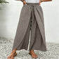 Pantaloni larghi stampati con coulisse da donna