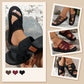 👡 SCONTO del 50% a tempo limitato! ✨ Sandali da donna a fasce incrociate – Comodi, leggeri, slip-on 🩴