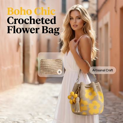 🔥GRANDE SALDO 2026🔥【Offerta Limitata】-50% ✨Borsa a secchiello all'uncinetto da donna — Una sola borsa. Infinite vibrazioni estive.🌼