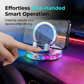 📱 Supporto per telefono da auto RGB ✅ Bloccaggio automatico e ricarica wireless | Guida sicura con una sola mano 🚗