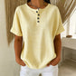 📢📢 Sconto del 50%!! ⏰ Camicia Henley da donna a righe, stile casual