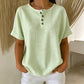 📢📢 Sconto del 50%!! ⏰ Camicia Henley da donna a righe, stile casual