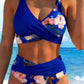 🌺👙 Bikini a vita alta con stampa floreale – Effetto valorizzante e snellente, stile vacanziero delicato✨✅