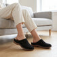 Mules da donna con plateau e tomaie traforate
