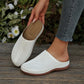 Mules da donna con plateau e tomaie traforate