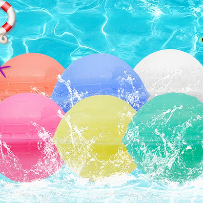 🎈 SCONTO DEL 50% ORA! 💧 12 Palloncini d'acqua in silicone (non magnetici) – Riutilizzabili, a tenuta stagna ed ecologici – perfetti per battaglie in piscina, divertimento in spiaggia o feste estive 💦