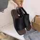 Sandali Slingback da Donna con Punta Quadrata Stile Retrò