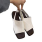Sandali Slingback da Donna con Punta Quadrata Stile Retrò