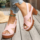 🎁 Nuovo Arrivo: -47% 👡 Sandali da donna con plateau e fasce incrociate ✨