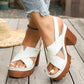 🎁 Nuovo Arrivo: -47% 👡 Sandali da donna con plateau e fasce incrociate ✨