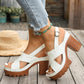 🎁 Nuovo Arrivo: -47% 👡 Sandali da donna con plateau e fasce incrociate ✨