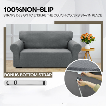 📢📢50% DI SCONTO !! ⏰Copridivano Jacquard Super Elasticizzato con Cinghie Antiscivolo