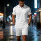 Completo estivo da uomo 2 pezzi: Polo e pantaloncini