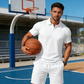 Completo estivo da uomo 2 pezzi: Polo e pantaloncini