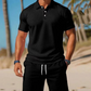 Completo estivo da uomo 2 pezzi: Polo e pantaloncini