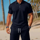 Completo estivo da uomo 2 pezzi: Polo e pantaloncini