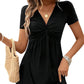 📢📢 Sconto del 40%!! ⏰ Abito da donna senza maniche, scollo a V e nodo frontale