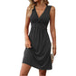 📢📢 Sconto del 40%!! ⏰ Abito da donna senza maniche, scollo a V e nodo frontale