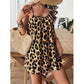 🔥Fino a esaurimento scorte: -40%!🎉 Miniabito leopardato con spalline sottili