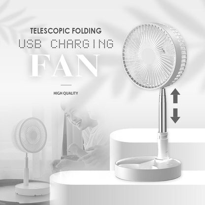 Telescopico Pieghevole USB Ricarica Ventilatore